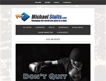 Tablet Screenshot of michaelstults.com